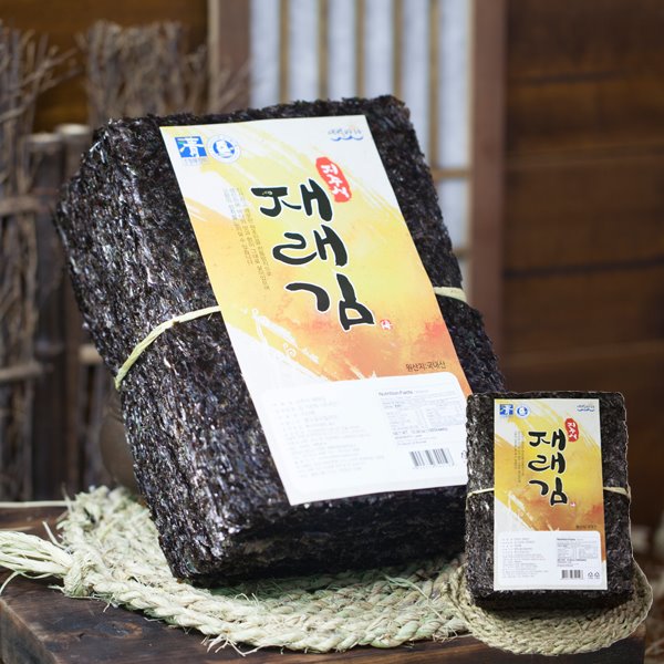 완도청정마켓[새벽바다] 완도 지주식 재래김 1속(100장), 생김, 완도김, 날김, 안구워도 맛있는김![새벽바다] 완도 지주식 재래김 1속(100장), 생김, 완도김, 날김, 안구워도 맛있는김!자체브랜드기본트렌드