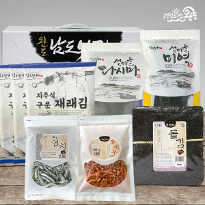 완도청정마켓완도 바다품은 종합3호건다시마(100g)+건미역(100g)+조미김(3봉)+돌김(100매)+대멸(200g)+꽃새우(100g)완도청정바다를 품은 완도특산물선물세트완도 바다품은 종합3호건다시마(100g)+건미역(100g)+조미김(3봉)+돌김(100매)+대멸(200g)+꽃새우(100g)완도청정바다를 품은 완도특산물선물세트자체브랜드기본트렌드