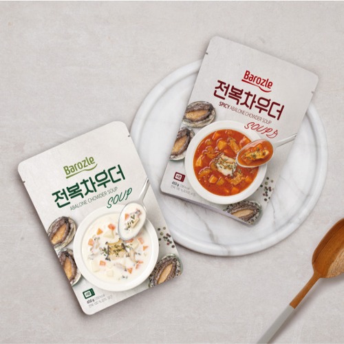 완도청정마켓바로즐 꾸덕한 전복차우더 크림맛/칼칼한 스파이시맛 3봉바로즐 꾸덕한 전복차우더 크림맛/칼칼한 스파이시맛 3봉자체브랜드기본트렌드