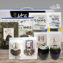 완도청정마켓[남도맛해] 바다가득 종합4호다시마100g+건미역100g+조미김5봉+두번구운곱창재래돌김100매+밥톳200g+밥다시마250g+가문어살200g+쥐포프리미엄200g+황태채150g+진미채200g[남도맛해] 바다가득 종합4호다시마100g+건미역100g+조미김5봉+두번구운곱창재래돌김100매+밥톳200g+밥다시마250g+가문어살200g+쥐포프리미엄200g+황태채150g+진미채200g자체브랜드기본트렌드