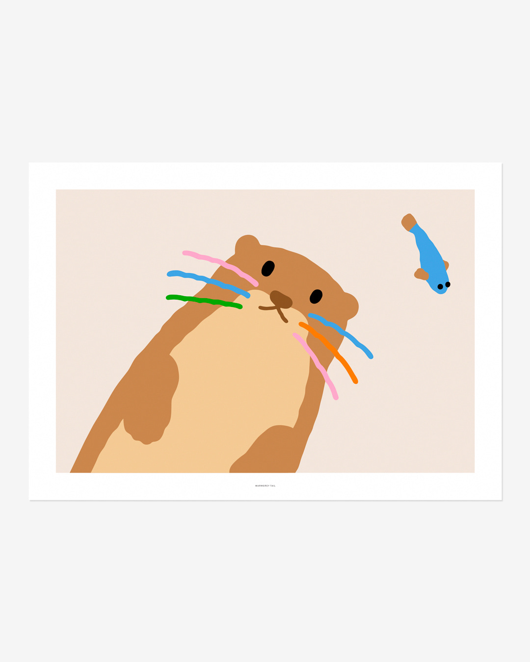 OTTER - BEIGE POSTER