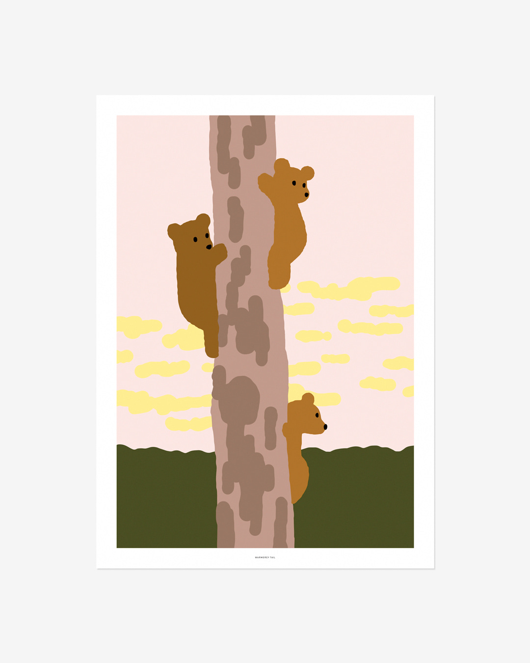 TREE &amp; BEARS POSTER