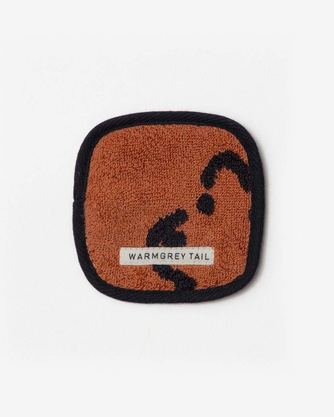 HUGGY BEAR TOWEL COASTER - BRICK