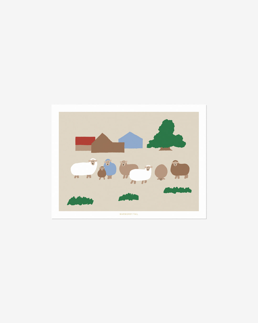 SHEEP FARM POSTCARD