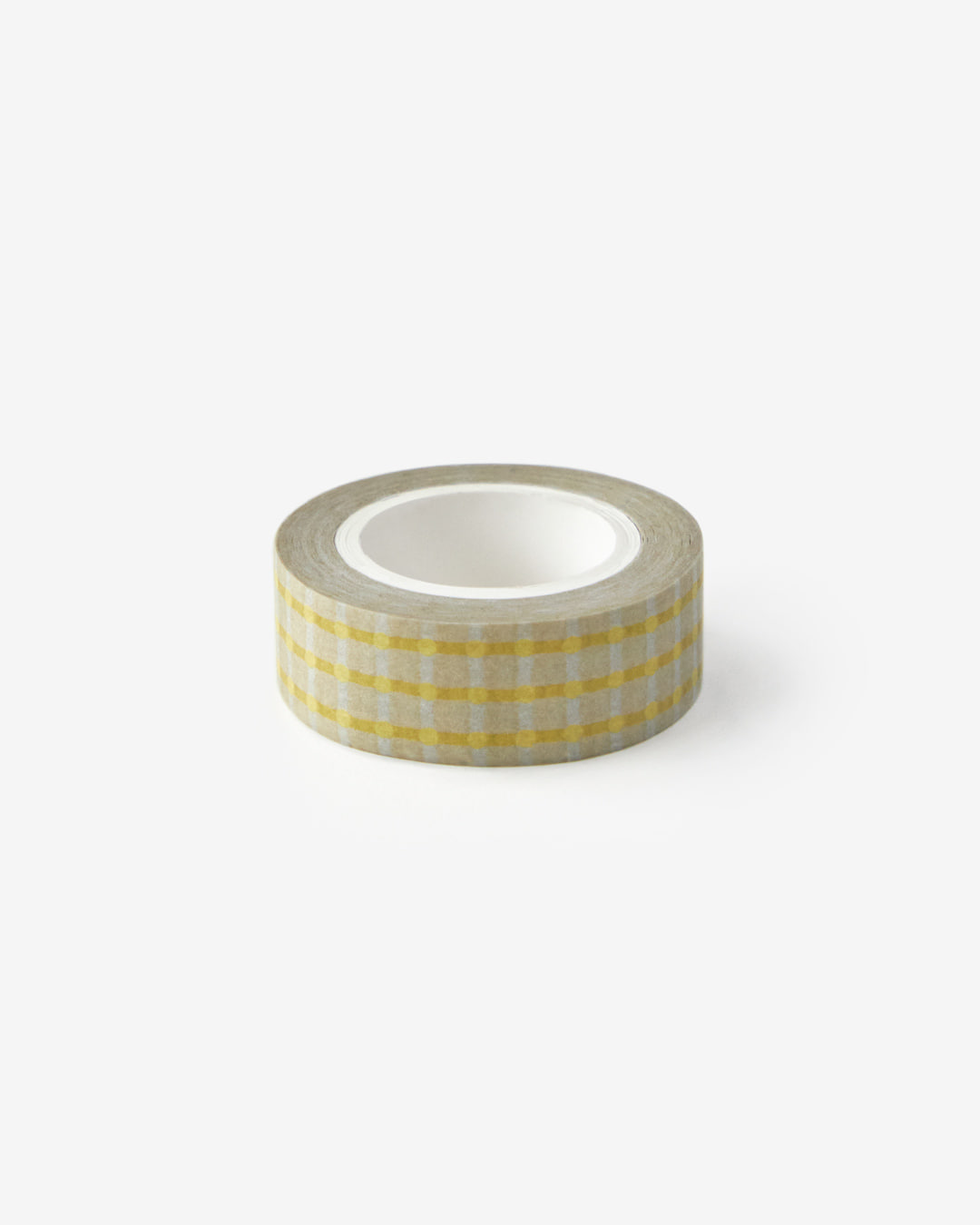 DOT CHECK - LEMON ON BEIGE MASKING TAPE