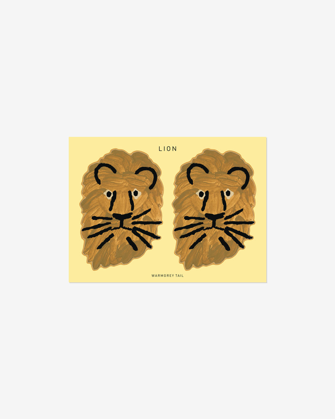 LION STICKER