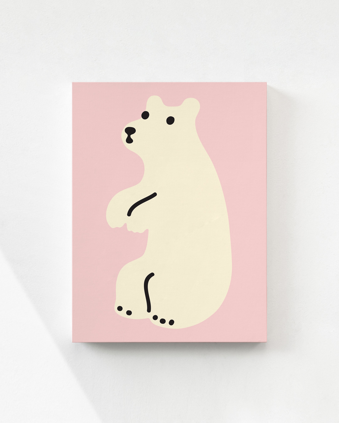 HUGGY BEAR - PINK CANVAS