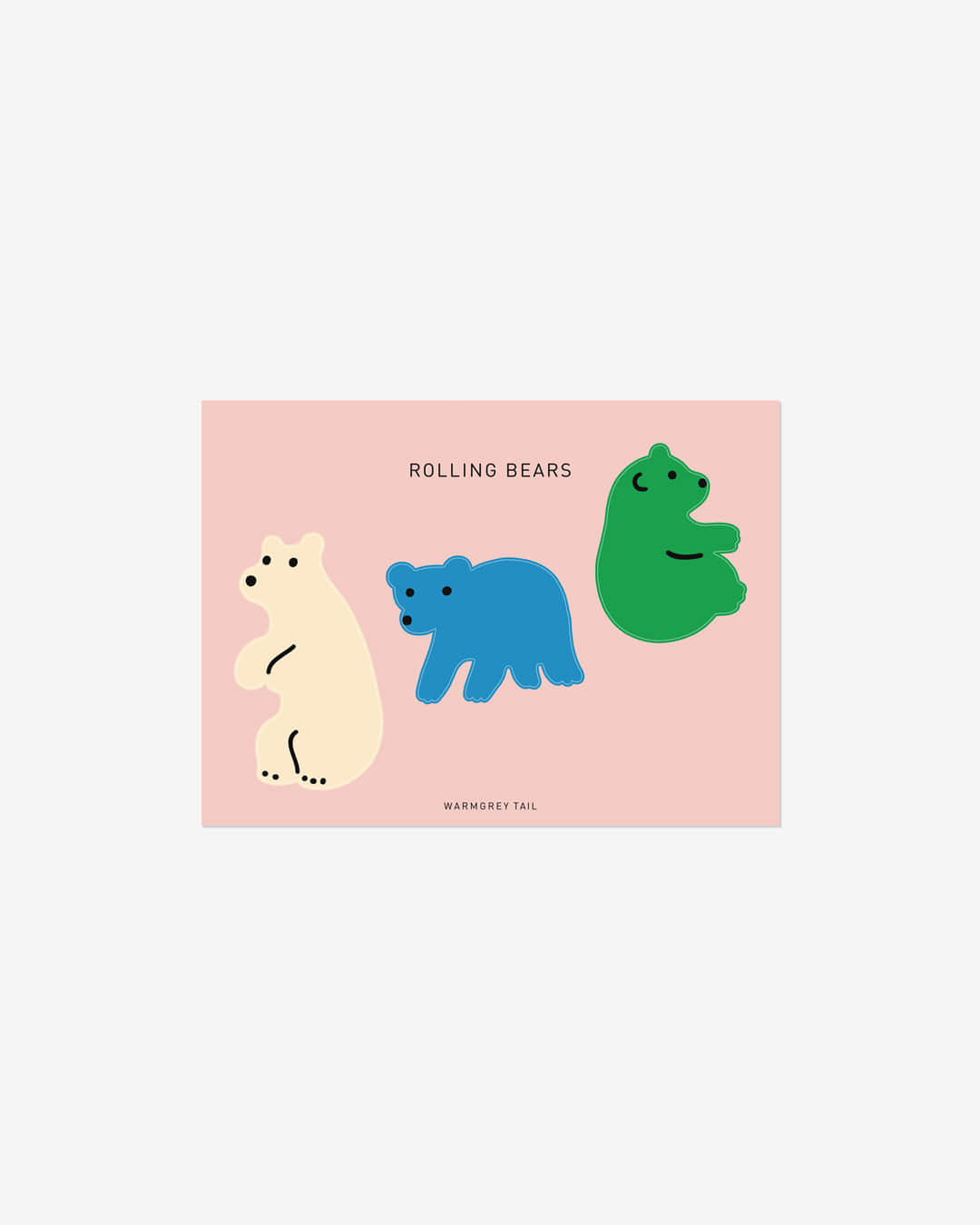 ROLLING BEARS STICKER