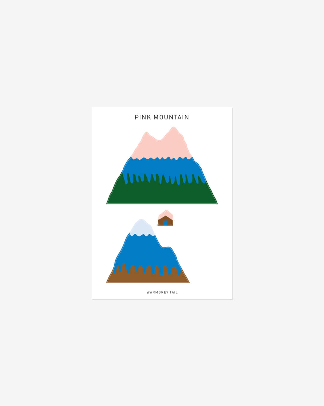 PINK MOUNTAIN STICKER