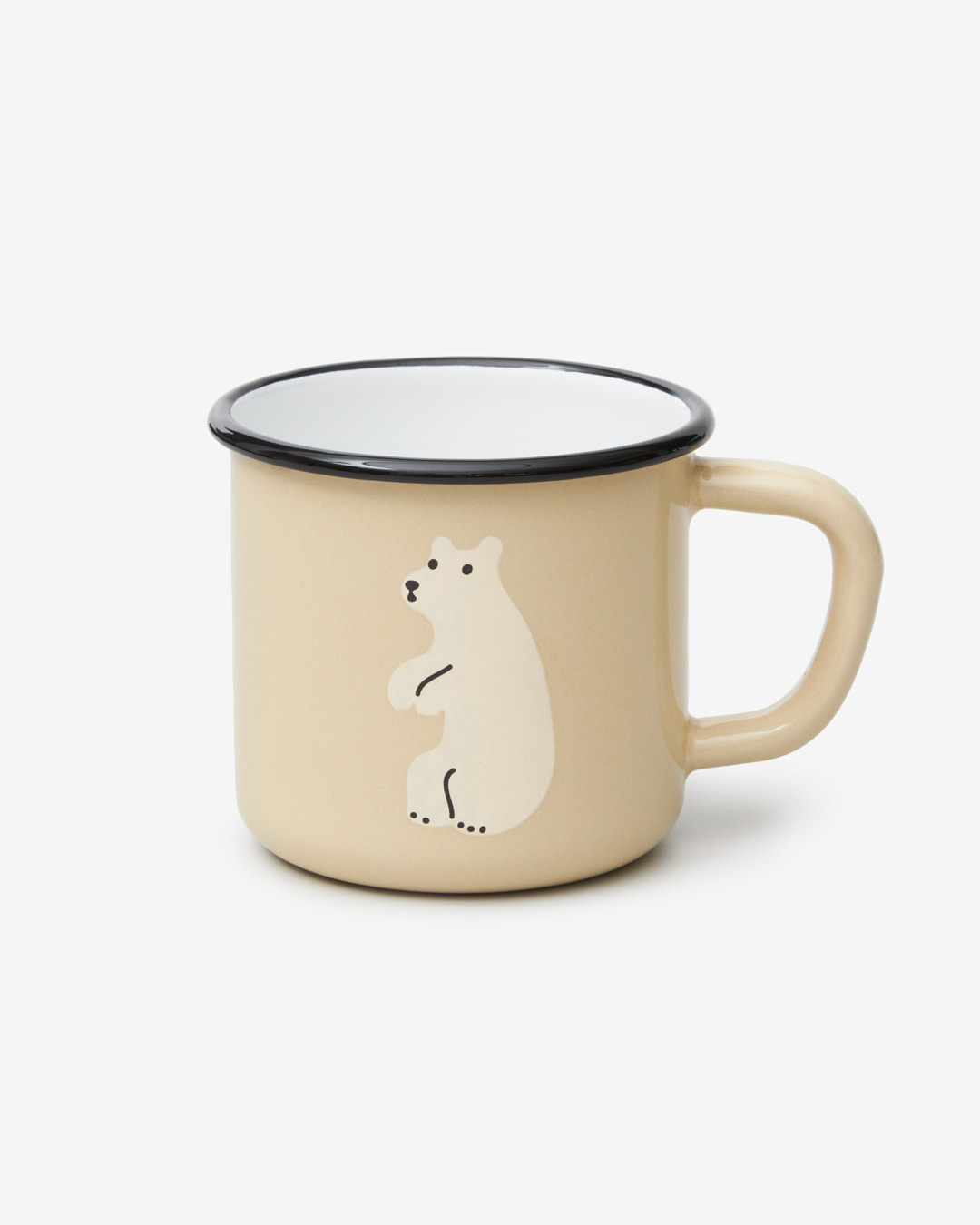 HUGGY BEAR BEIGE MUG CUP