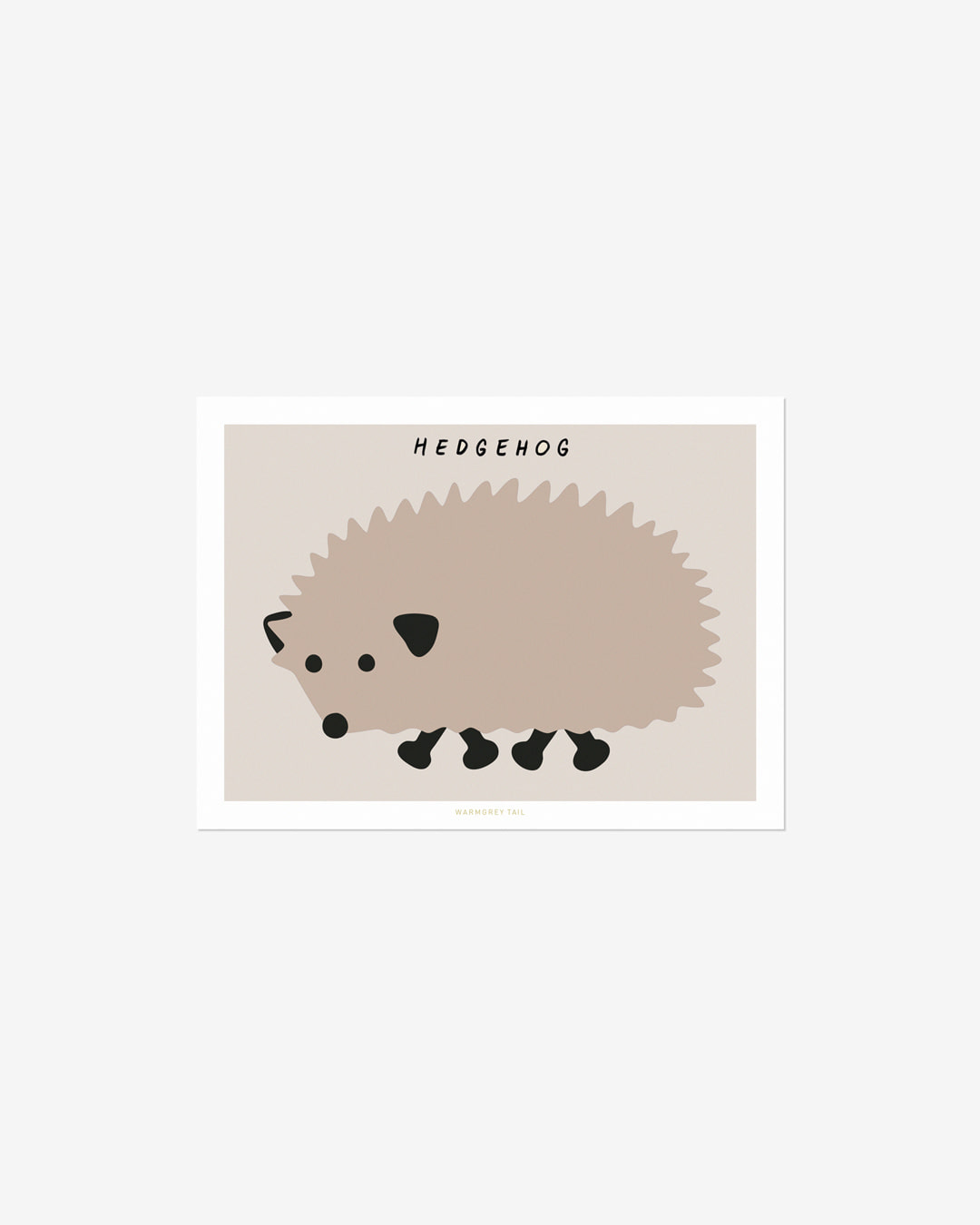 HEDGEHOG POSTCARD