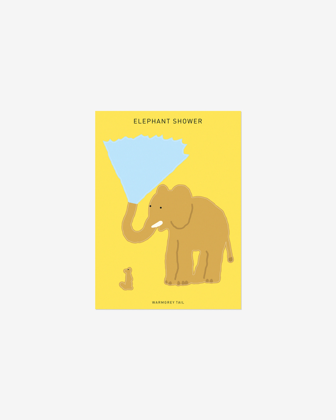 ELEPHANT SHOWER STICKER