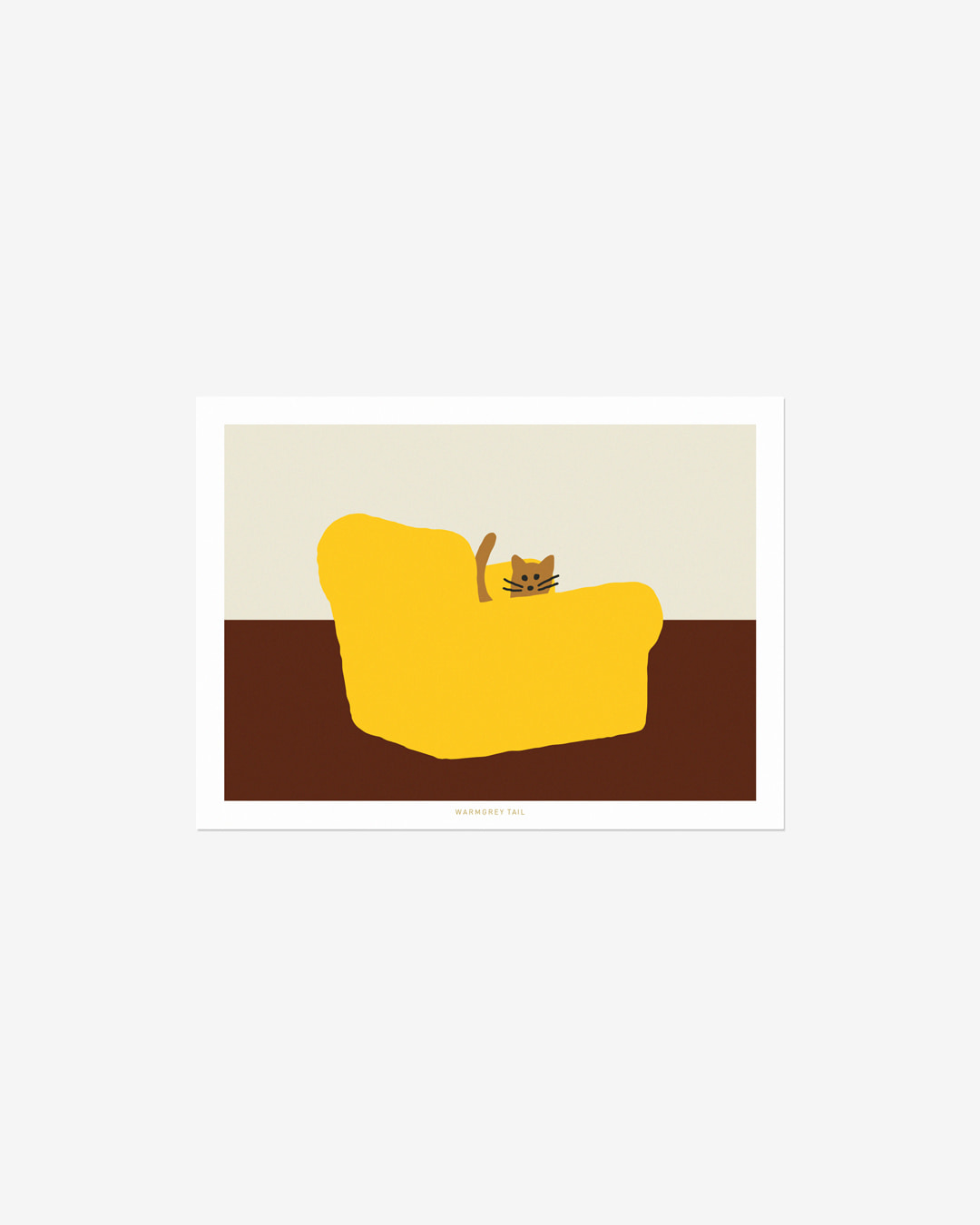 ARMCHAIR - YELLOW POSTCARD