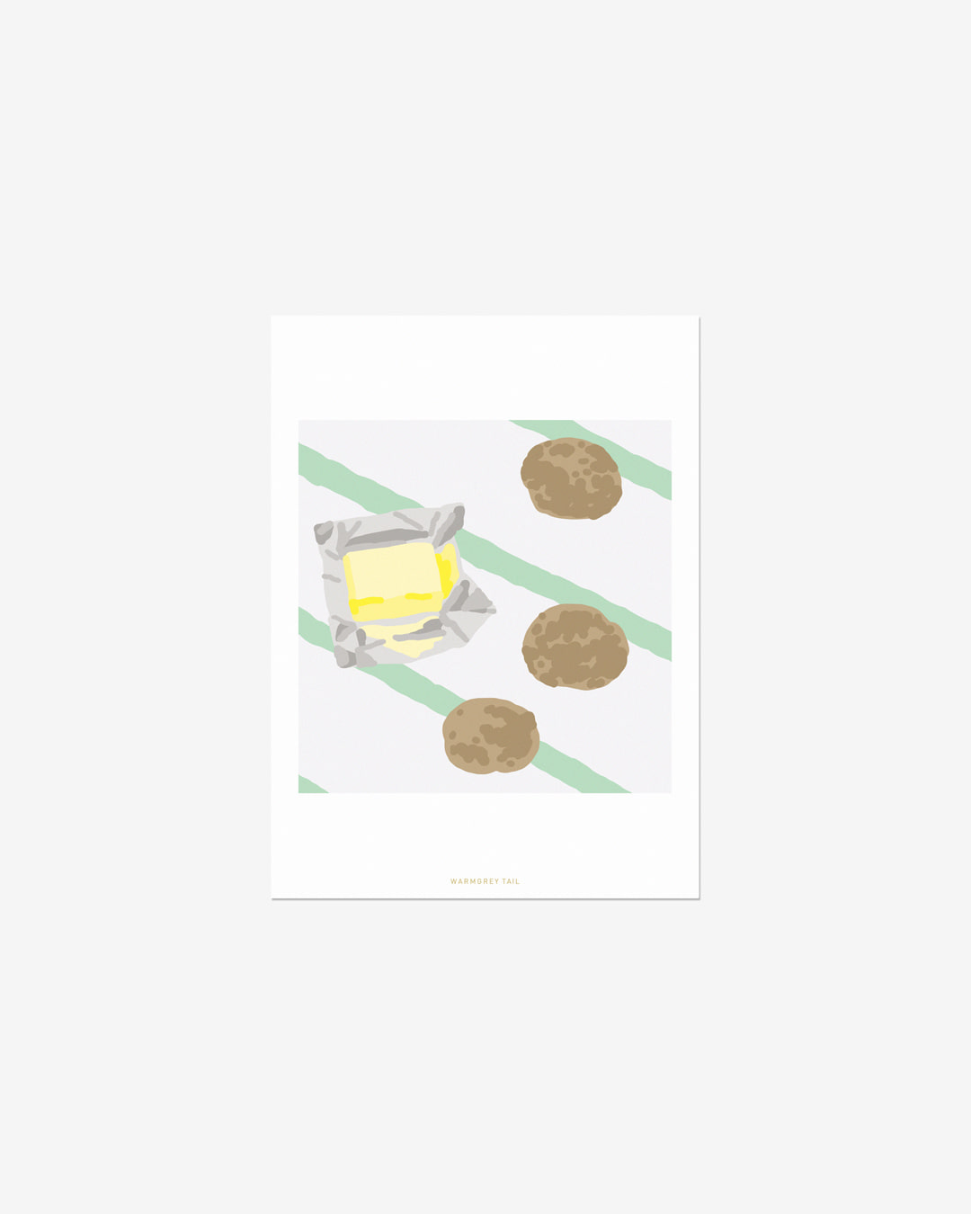 BUTTER &amp; POTATOES POSTCARD