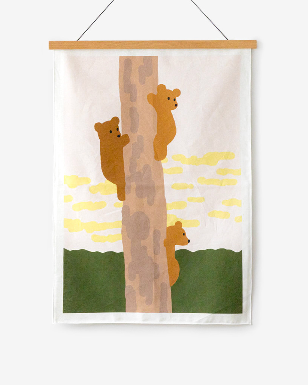 TREE &amp; BEARS FABRIC