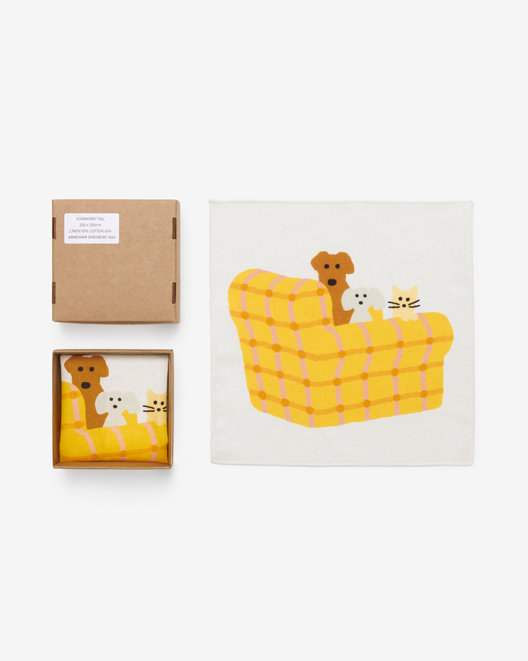 ARMCHAIR DOGS &amp; CAT TINY FABRIC