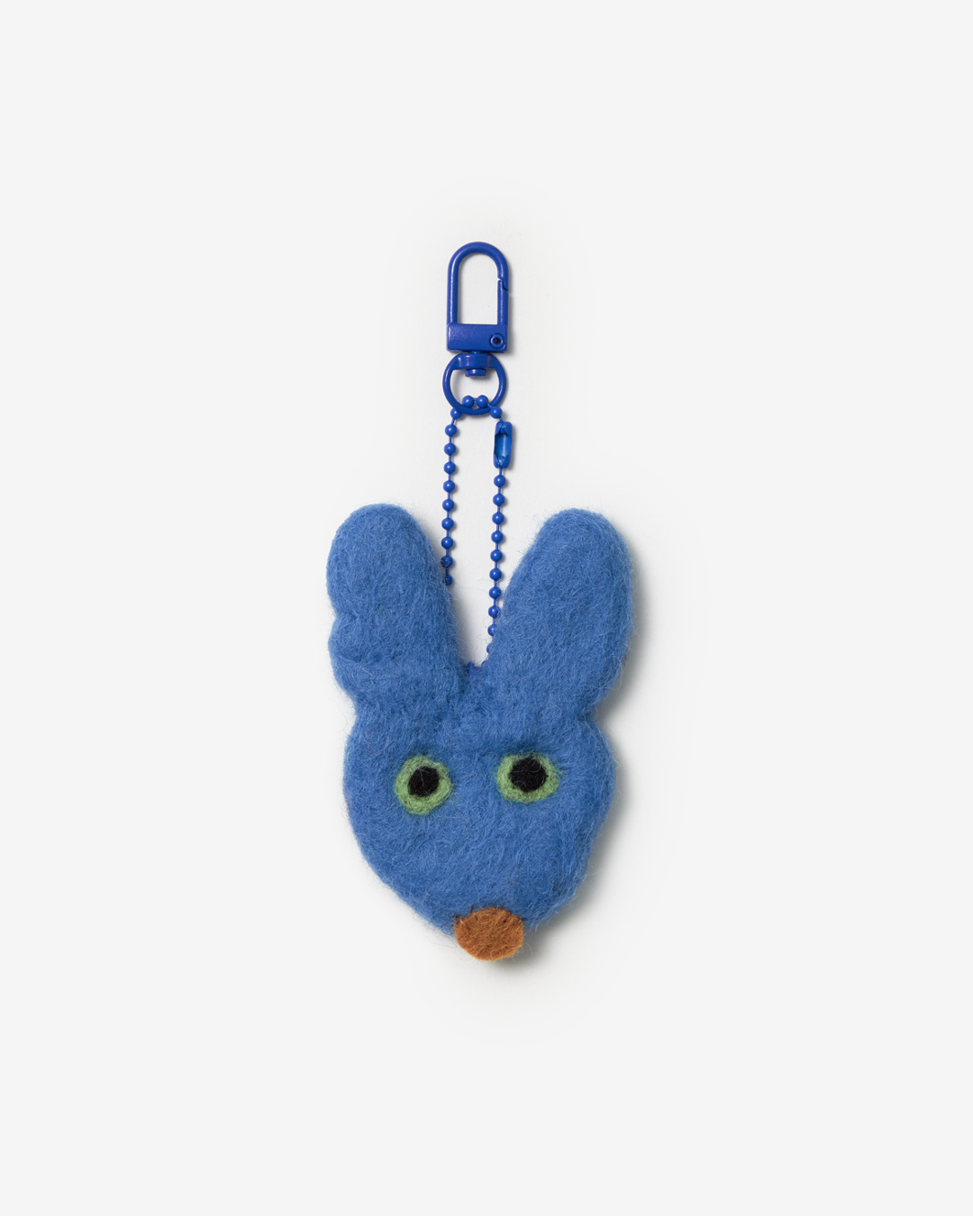 FELT KEY RING - BLUE BUNNY