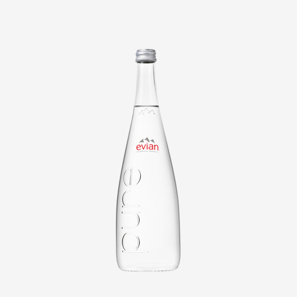 에비앙 유리 Evian 750mlX12(Glass)