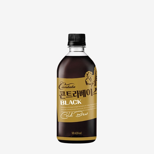 칸타타 콘트라베이스 콜드브루 블랙커피 500mlX12(PET)