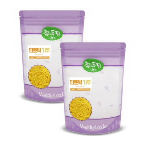 참두리 단호박 가루 분말 400g(200g x 2) (국내산)