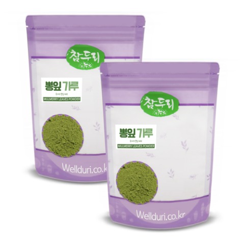 참두리 뽕잎 분말 가루 400g(200g x 2) (국내산)