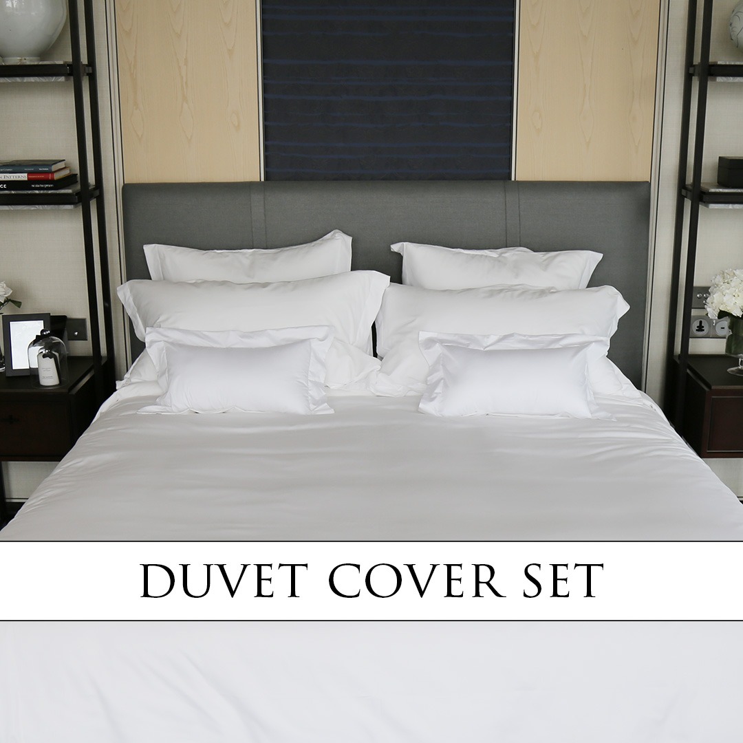 80수 Signature Collection Duvet Cover Set White (S, SS, Q, K)