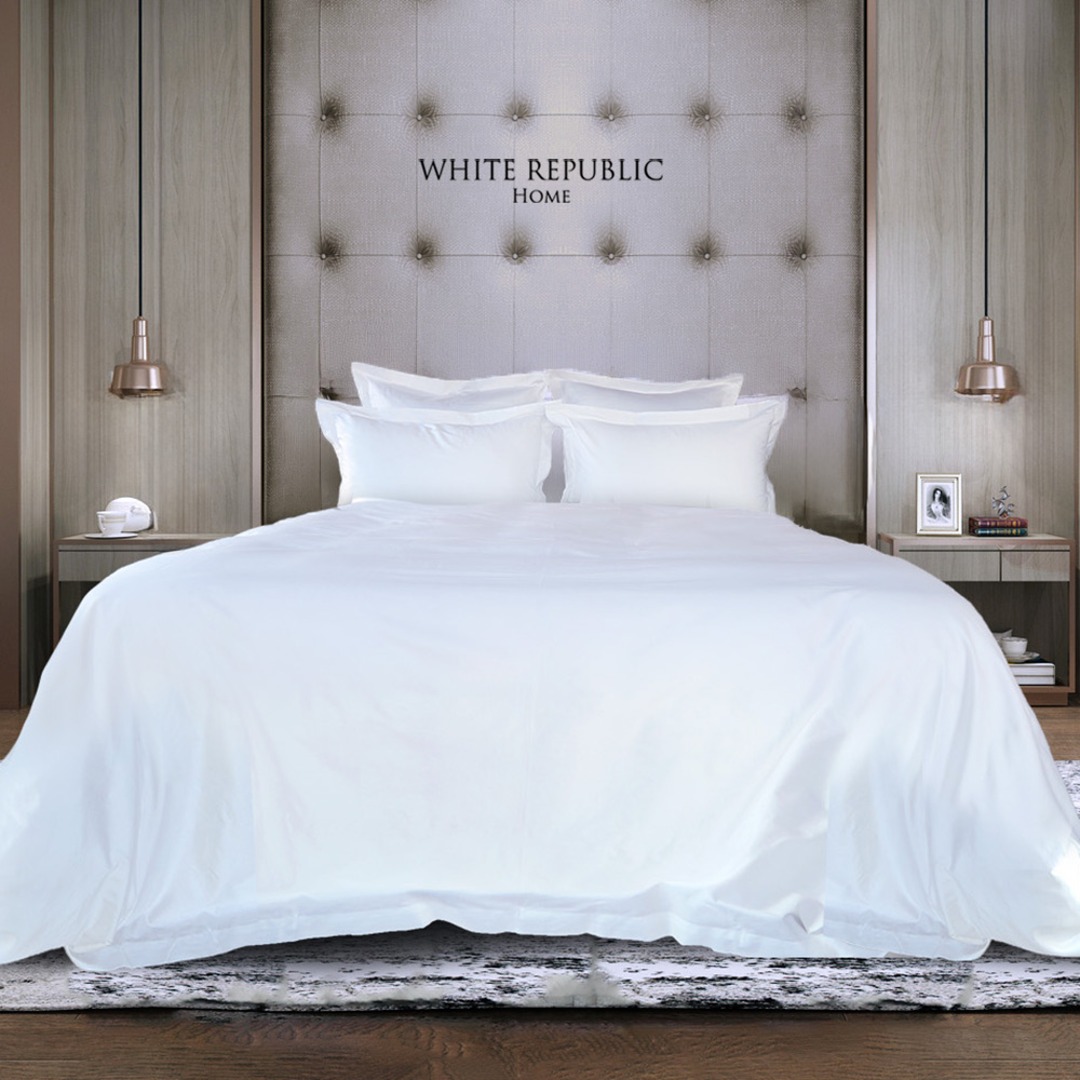 120수 이집션코튼 호텔침구 Ritz Collection Duvet Cover SET (White) (SS/Q/K)