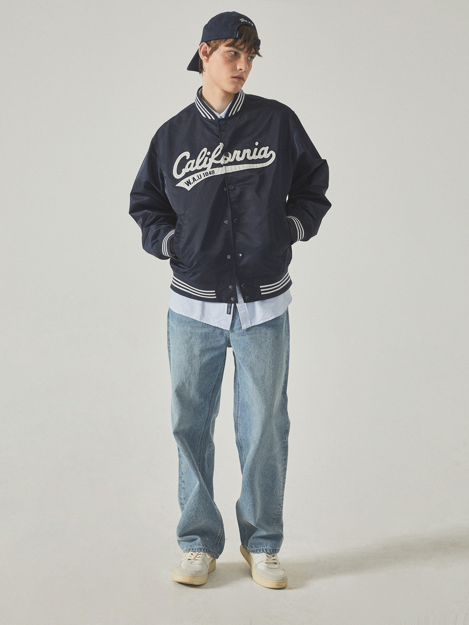 hugyourskin Patch varsity jacket ハグユアスキン hugyourskin Patch varsity jacket ハグユアスキン