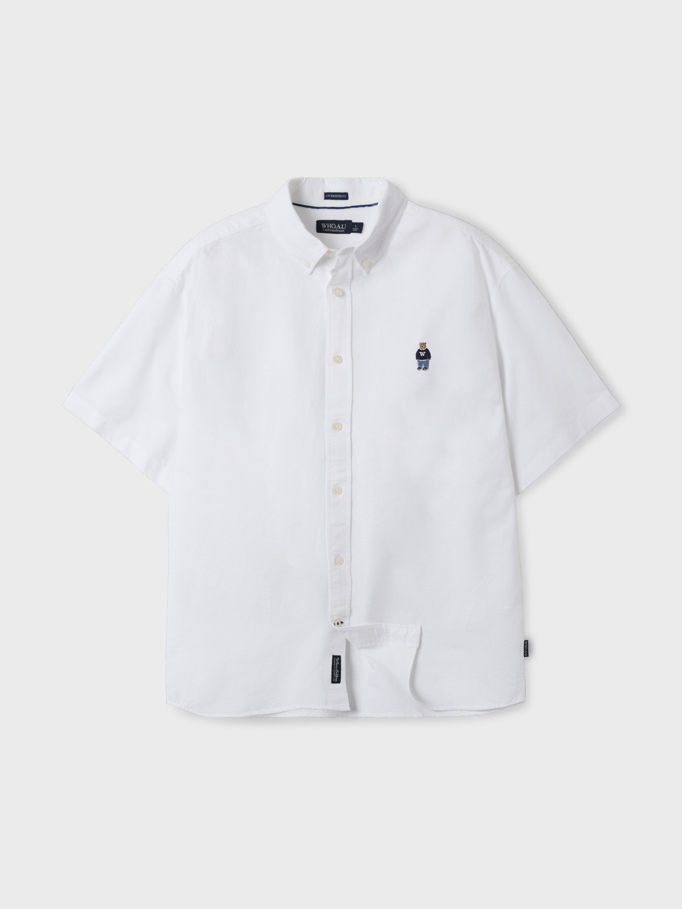 【韓国WHO.A.U フーアーユー】Steve Oxford Short Sleeve Shirts Steve Oxford Short Sleeve Shirts - 후아유닷컴