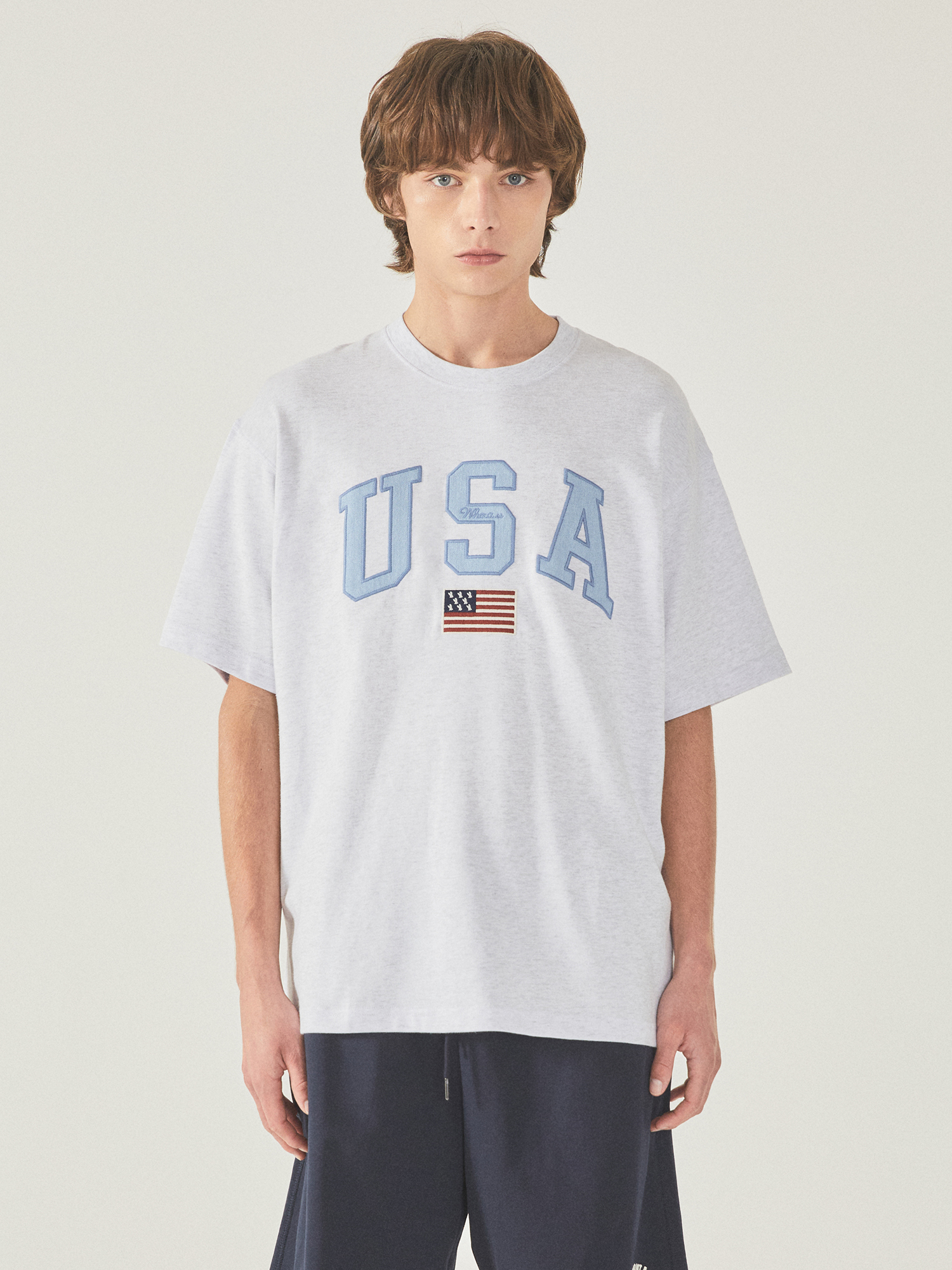 USA Patch T-shirt - 후아유닷컴 USA Patch T-shirt - 후아유닷컴