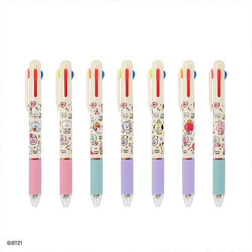 [BT21] 4 COLOR BALL PEN LITTLE BUDDY (MP) Koreapopstore.com