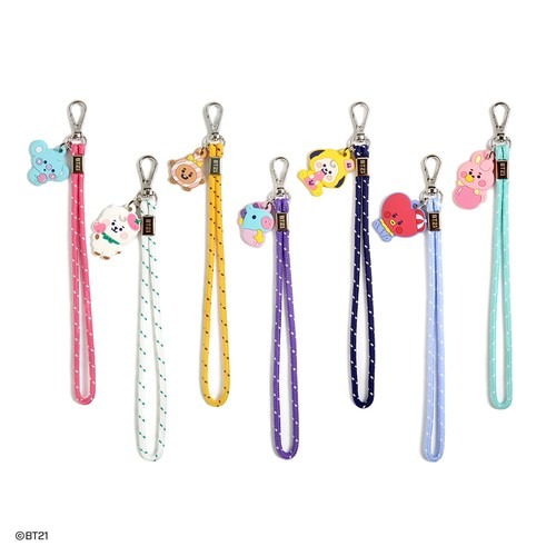 [BT21] MASCOT HAND STRAP JELLY CANDY (MP) Koreapopstore.com