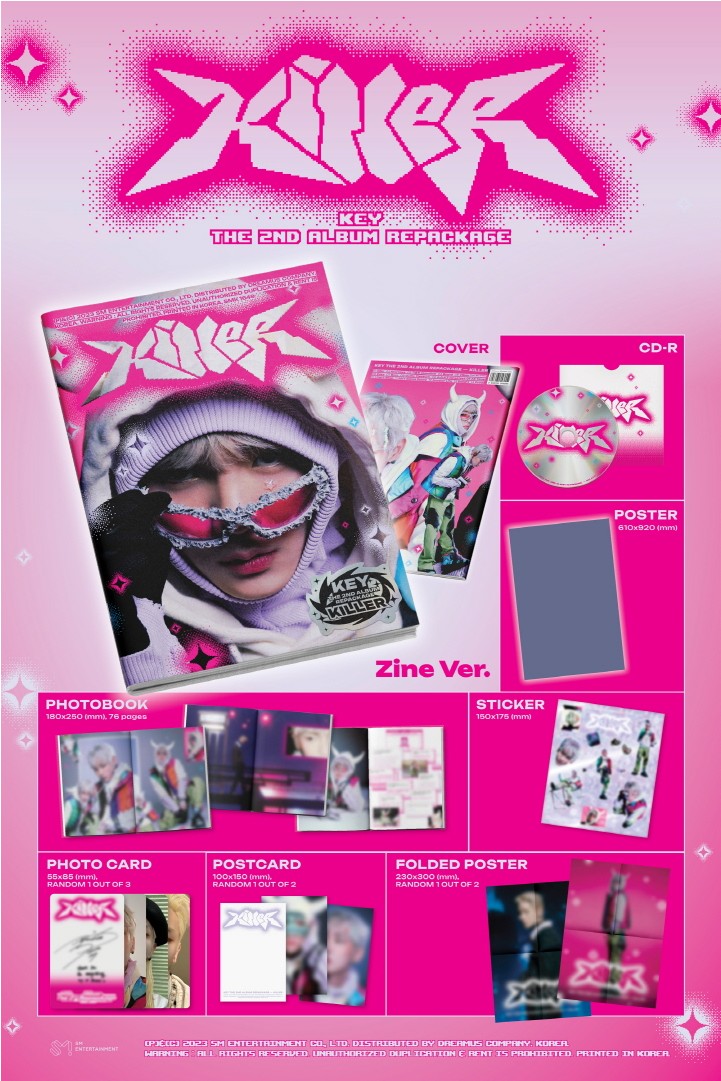 KEY - VOL.2 REPACKAGE 'KILLER' (PHOTOBOOK VER.)