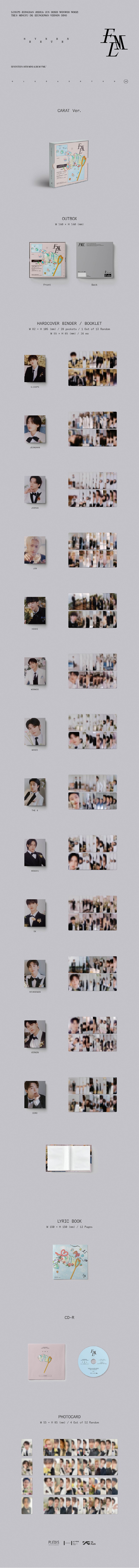 SEVENTEEN - 10TH MINI ALBUM 'FML' (CARAT VER.)