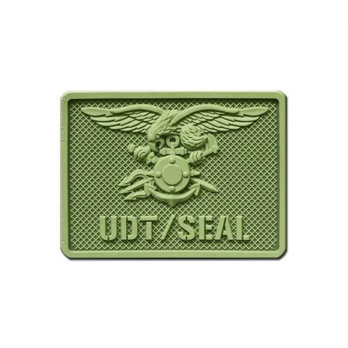 UDT/SEAL_TRIDENT_올리브드랍_ PVC패치_/No.0224