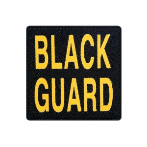 블랙 가드_ BLACK GUARD_(80x80)_BK/YE_열전사패치_/No.1434