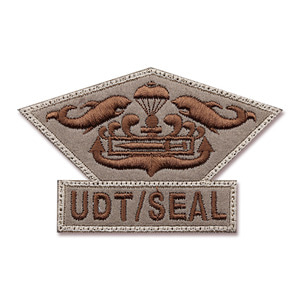 UDT/SEAL CHEST MEDAL_UDT/SEAL 흉장_TAN_자수패치_/No.0299