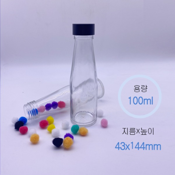 100ml 투명 음료병