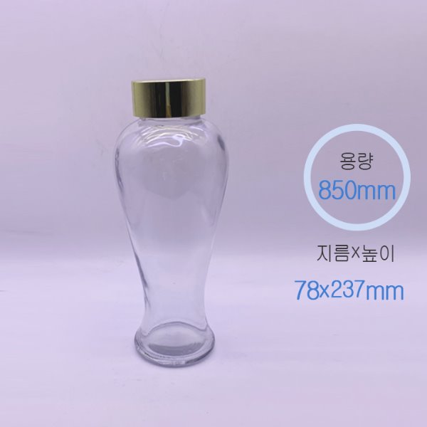 850ml 인삼주 병+ 캡(24개/1box)