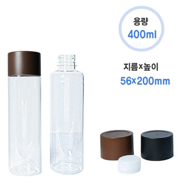 일자 400ml 페트병+캡 198개/1box