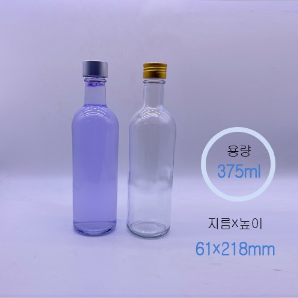 375ml 투명 독도병 (54/1box)+마개별도주문(추가금발생)