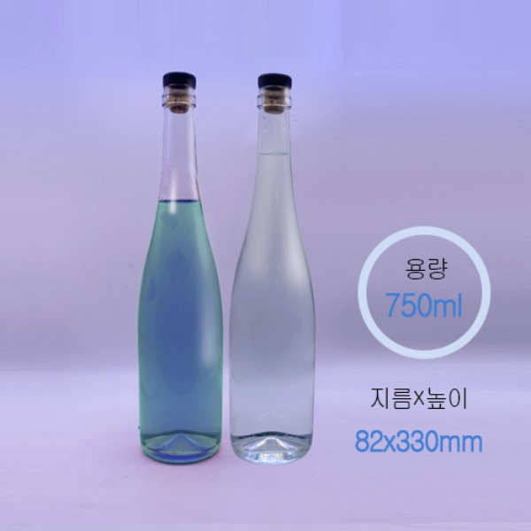 750ml 보르고뉴(높이 330) 1box24 +검정티코르크