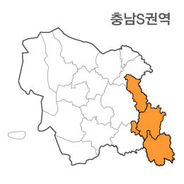 충청남도 충남 S권역 (1.연기군 2.금산군 3.계룡시 4.대전광역시)