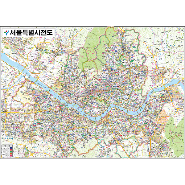 서울특별시전도-고등학교표기 (제작사례)