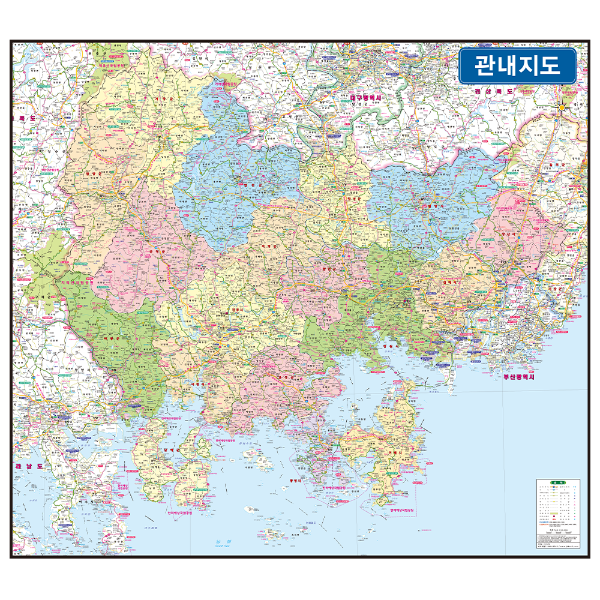 경상남도 행정지도 (제작사례)