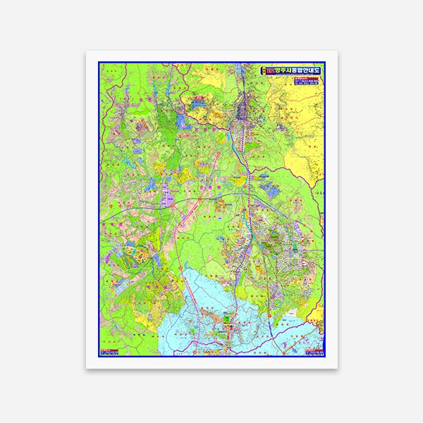 양주시 종합안내도 코팅형 150cmx210cm