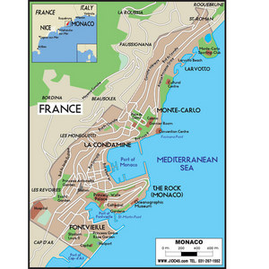 모나코(monaco map)지도