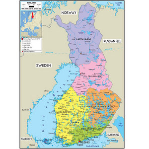 핀란드(finland map)지도