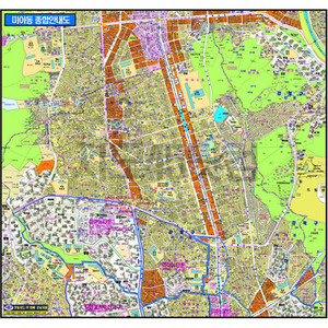 강북구 미아동 안내도 - 코팅 