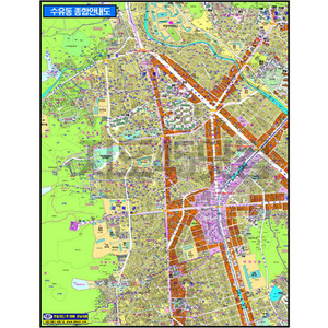 강북구 수유동 안내도 - 코팅 